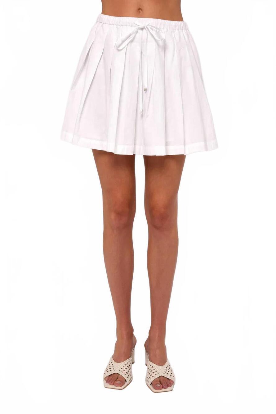 NEW LOVE THE LABEL ansleigh mini skirt in white